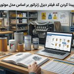 کد فیلتر دیزل ژنراتور بر اساس مدل موتور