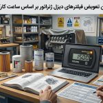 زمان تعویض فیلتر دیزل ژنراتور بر اساس ساعت کارکرد