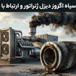 علت دود سیاه اگزوز دیزل ژنراتور و ارتباط با فیلتر هوا